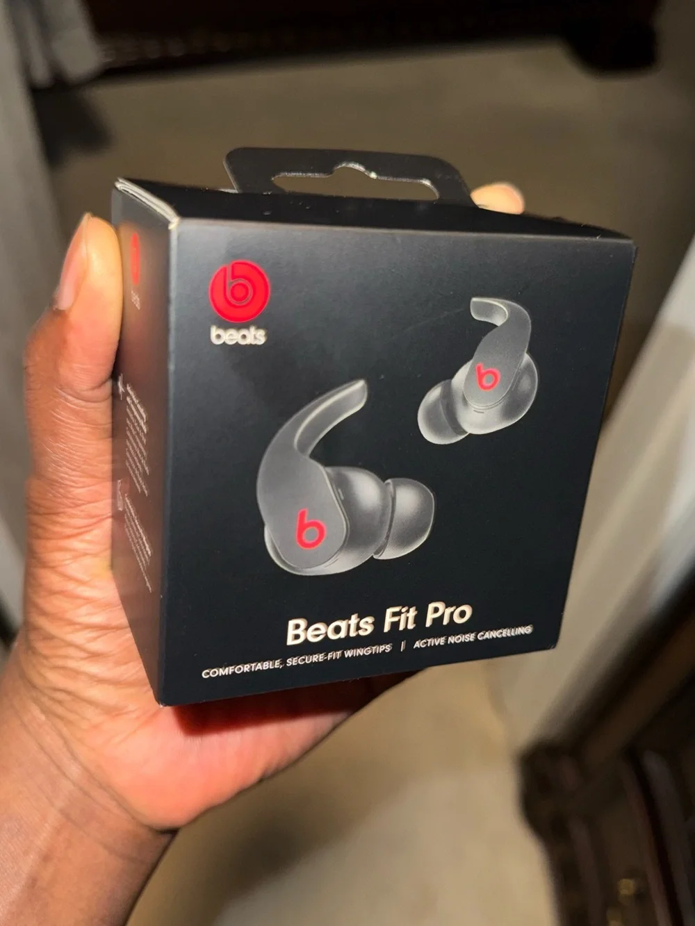 Beats by Dre Beats Fit Pro Earbuds - Black with Red Logo